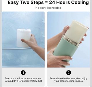 Set Momcozy Calientabiberones y Enfriador de leche