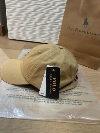 Cappello Polo Ralph Lauren Beige cammello