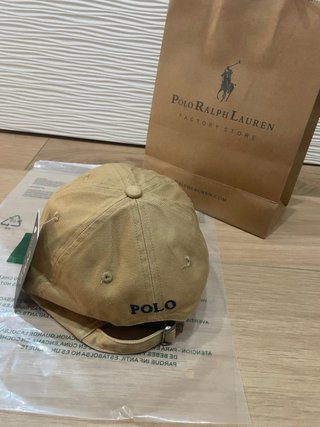Cappello Polo Ralph Lauren Beige cammello