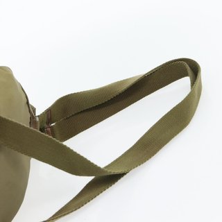 PRADA Backpack Nylon Khaki Silver Auth 171259 -