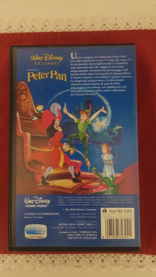 3 VHS Disney Originali