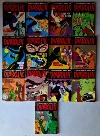 Diabolik anno XV (1976) 26 fumetti