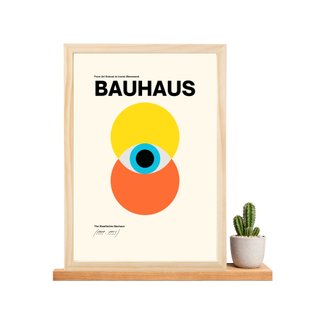 Quadro Stampa Bauhaus con Cornice