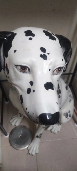 Perro Dálmata Porcelana Italia Años 70