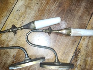 Coppia Applique Parete  vintage in ottone  anni 50