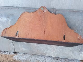 Antigua peana madera s. XIX gran tamaño