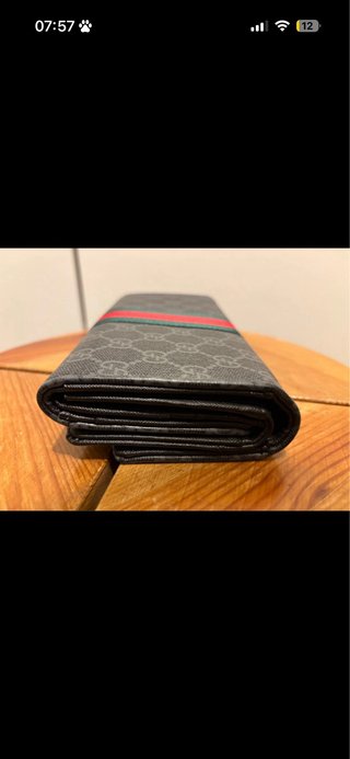 Portafoglio/portacarte Gucci nero