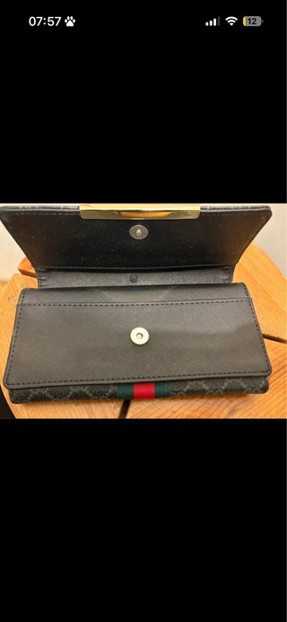 Portafoglio/portacarte Gucci nero