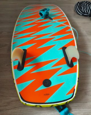 Tabla de surf amarilla Mobyk corchopan