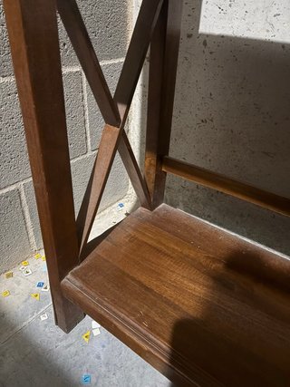Scaffale in legno a 4 livelli