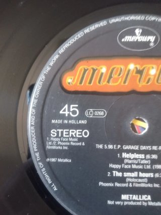 Metallica - The 5,98 EP Garage days re-revisited