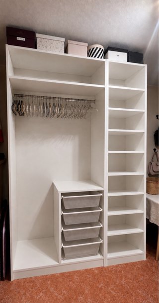 Vestidor blanco modular