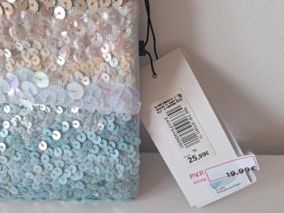 Bolso fiesta lentejuelas nuevo de formula joven