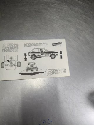Instrucciones Scalextric Ford Fiesta Ref. 4057