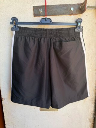 Pantaloncini Adidas neri con bande laterali