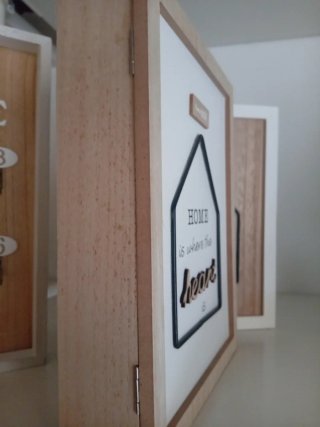 Cornice decorativa Home is where the heart is