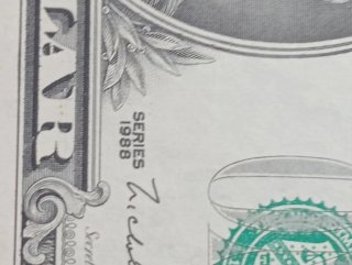 4 Banconote Dollari USA 1 Dollar