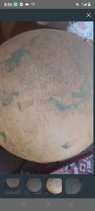 Globo terráqueo antiguo 1950/1960