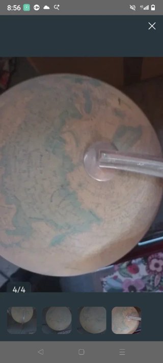 Globo terráqueo antiguo 1950/1960