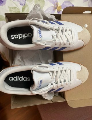 Zapatillas Adidas Blancas y Azules