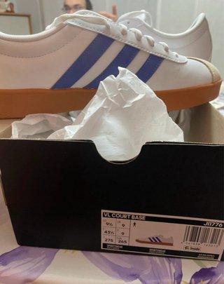 Zapatillas Adidas Blancas y Azules