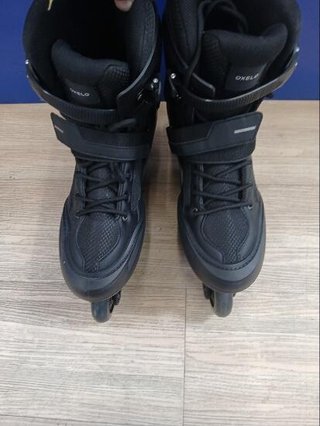 Patines Línea Adulto Oxelo Fitness FIT100 Negro