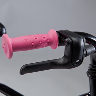 Bicicleta niños 16 pulgadas Btwin 500 Spy Hero Girl negra