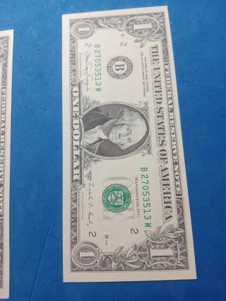 3 Banconote Dollari USA
