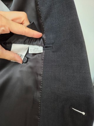 Traje de hombre gris
