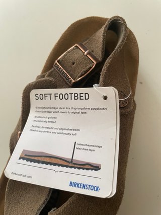 Sandalias Birkenstock Tulum Soft Footbed T38