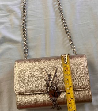 Borsetta Valentino Argento V Logo