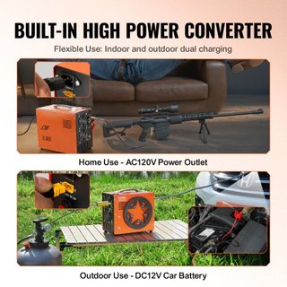 Compresor de Aire PCP, 4500PSI/30Mpa Compresor Portátil para Airgun PCP con Convertidor de Potencia Integrado, Parada Automática | DC12V/AC230V | Compresor de Rifle de Aire, Paintball y Tanque de ...