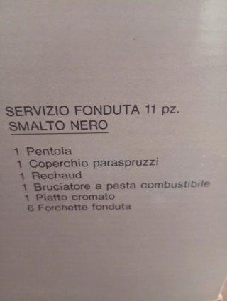 Macchina per fonduta verde/argento