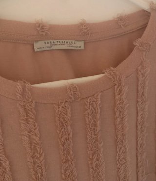Zara Maglia Donna Rosa Taglia S