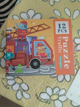 Puzzle 12 piezas bomberos MIDEER