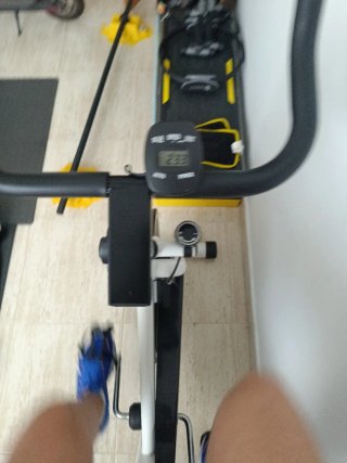 Bicicleta de Spinning Blanca