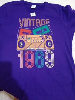 Camiseta Vintage 1969 Mujer