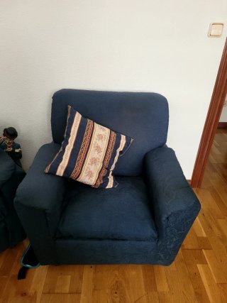2 Butacas azules se regalan. Urgente