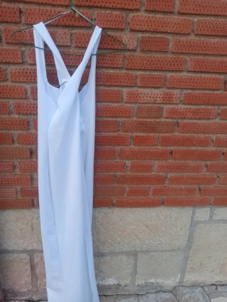 Vestido largo blanco Zara