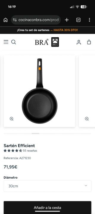 Sartén BRA Efficient 30cm