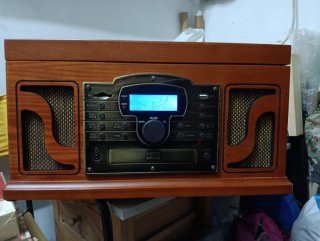 Tocadiscos Lauson Retro Madera