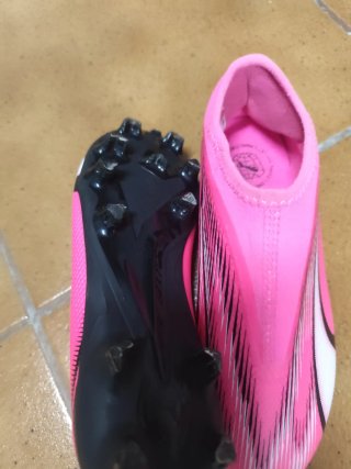 Zapatillas Fútbol Niña Rosa Talla X