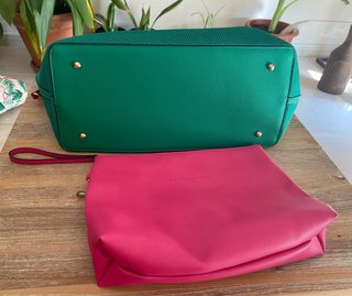 Bolso Lola Casademunt Verde y Rosa