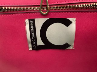 Bolso Lola Casademunt Verde y Rosa