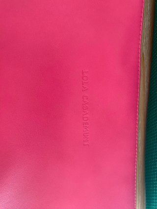 Bolso Lola Casademunt Verde y Rosa