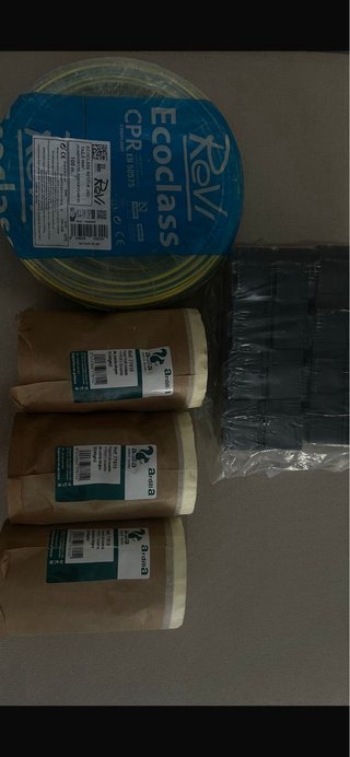 Cable de obra ECOCLASS verde-amarillo sobrante