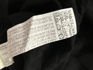 Zara pantalón negro de viscosa Talla L