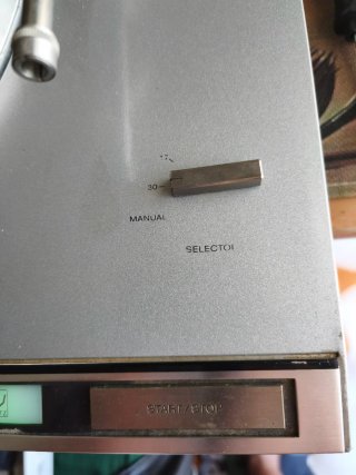 Giradischi Sony PS-X45 Argento Senza coperchio per riparazione