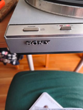 Giradischi Sony PS-X45 Argento Senza coperchio per riparazione