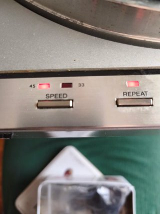 Giradischi Sony PS-X45 Argento Senza coperchio per riparazione